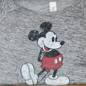 Oversized Mickey mouse tee